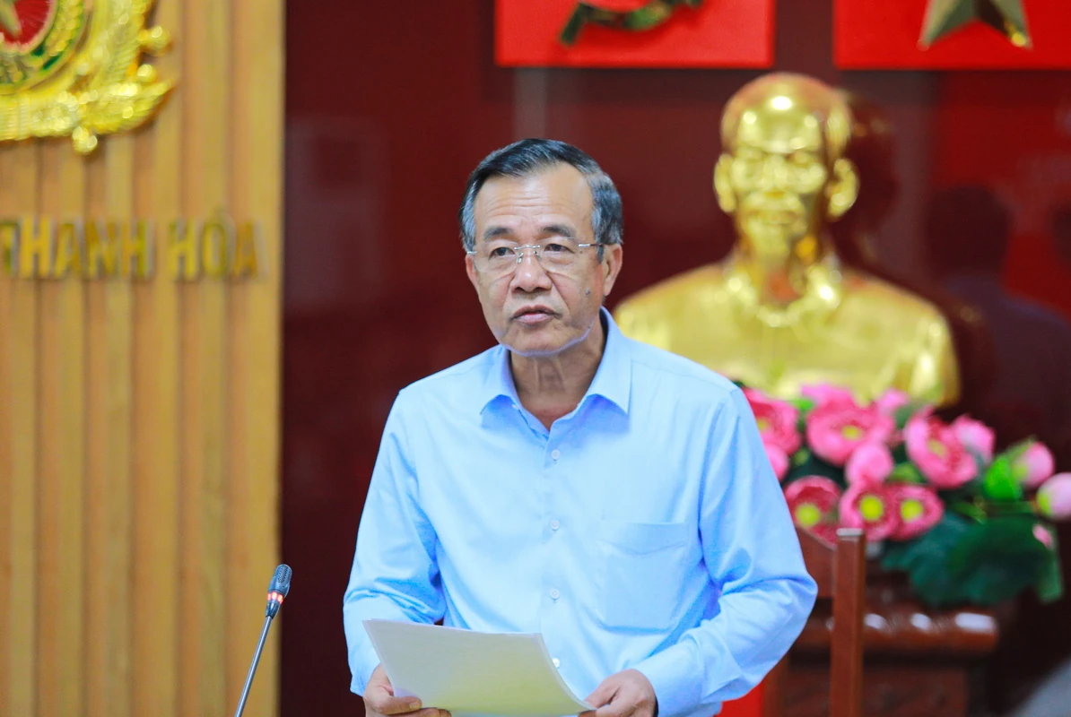 Bí thư Tỉnh ủy Lê Đức Thái: Công an tỉnh Thanh Hóa giữ vững ổn định chính trị, tạo môi trường thuận lợi cho phát triển