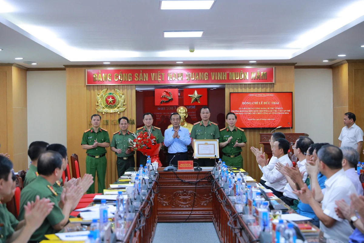 Bí thư Tỉnh ủy Lê Đức Thái: Công an tỉnh Thanh Hóa giữ vững ổn định chính trị, tạo môi trường thuận lợi cho phát triển