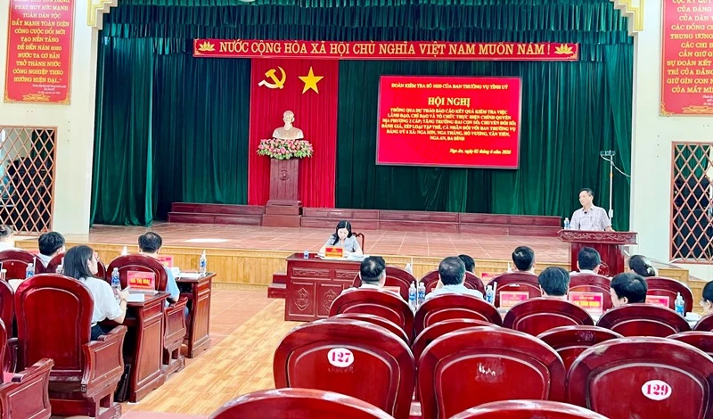 Tăng cường kiểm tra, giám sát, kịp thời tháo gỡ khó khăn, vướng mắc phát sinh ở cơ sở