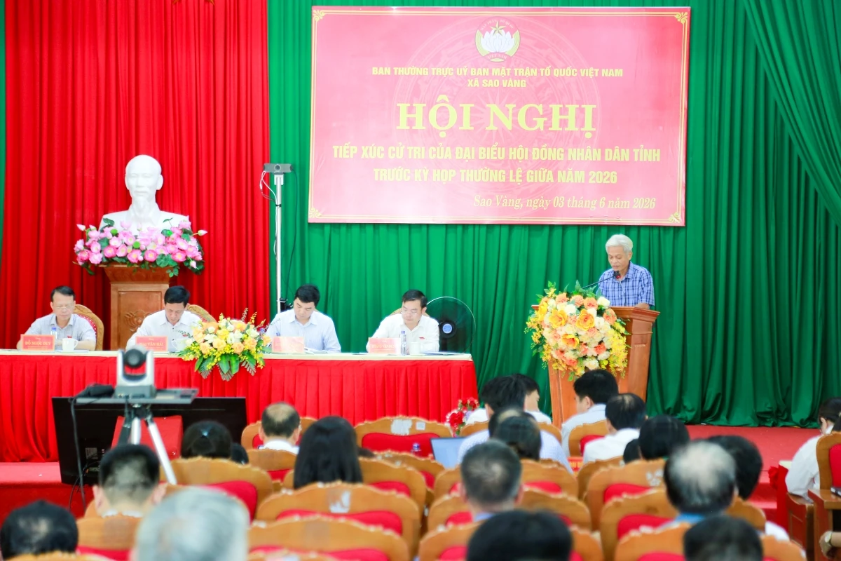 Đại biểu HĐND tỉnh lắng nghe tâm tư, nguyện vọng cử tri trước kỳ họp thường lệ giữa năm 2026