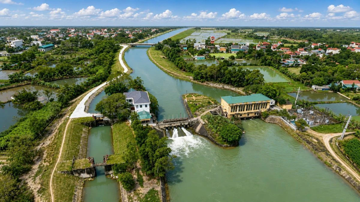 Từ Đập Bái Thượng đến Công ty Thủy nông Sông Chu