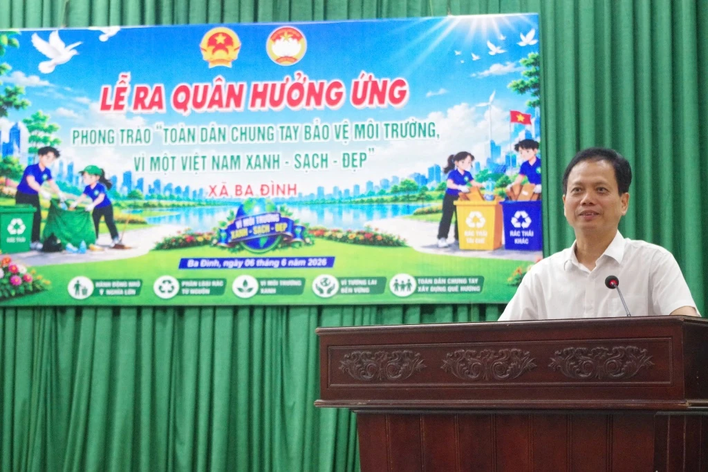 Ba Đình phát động phong trào toàn dân chung tay bảo vệ môi trường
