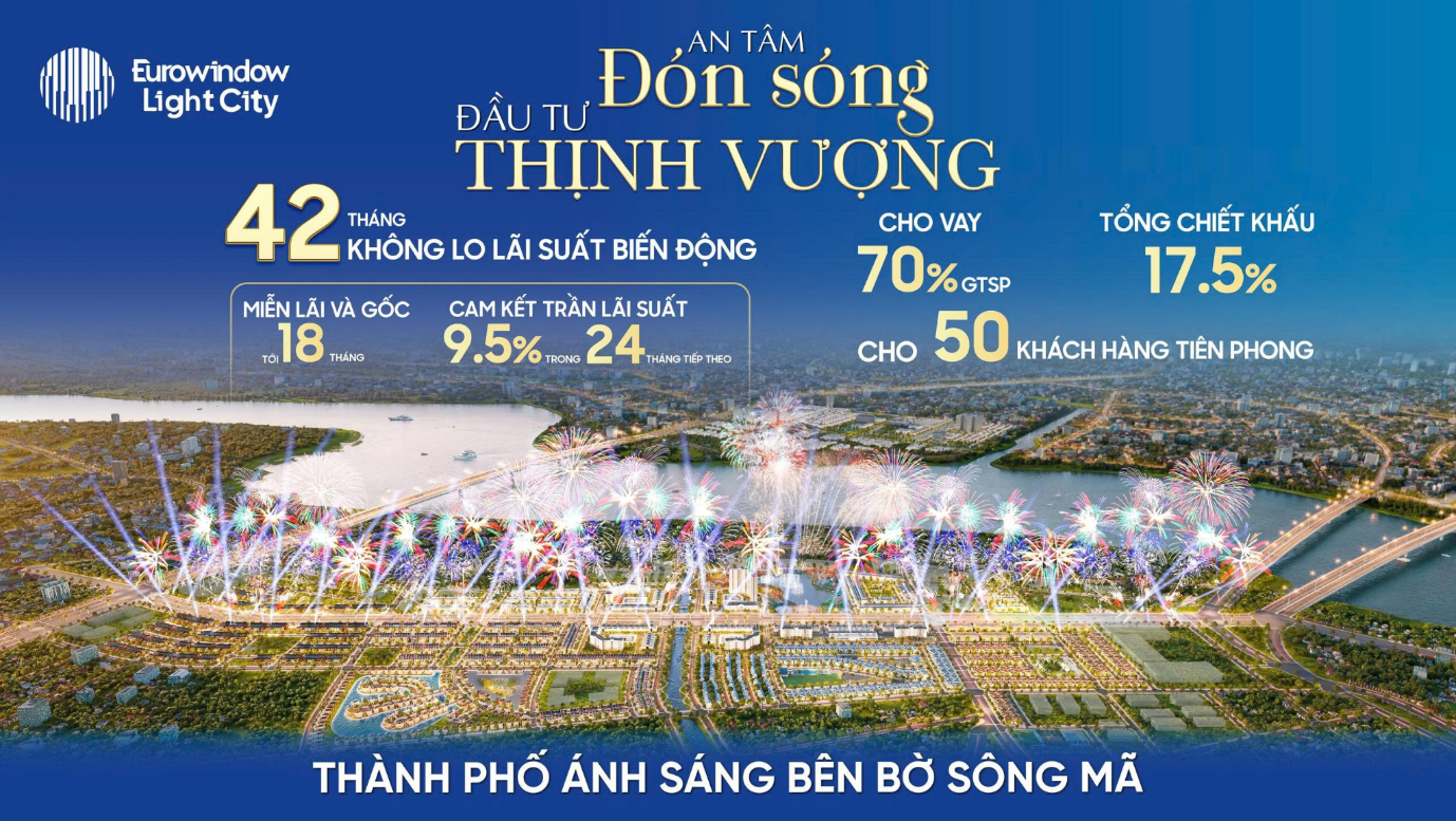 Eurowindow Light City: Phân khu Mặt trời gia tăng sức hút nhờ đòn bẩy tài chính hiệu quả