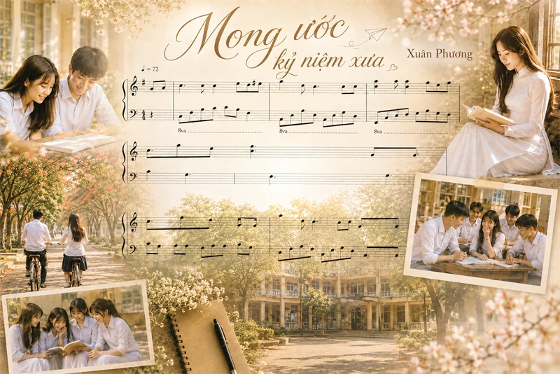 “Mong ước kỷ niệm xưa” và mùa chia tay của nhiều thế hệ học trò