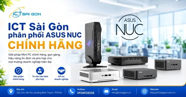 ASUS NUC – Xu hướng máy tính mini hiệu năng cao cho doanh nghiệp hiện đại