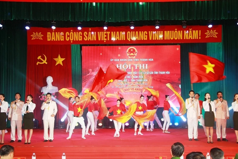 Sôi nổi Hội thi Lực lượng tham gia bảo vệ an ninh, trật tự cơ sở giỏi tỉnh Thanh Hóa lần thứ I