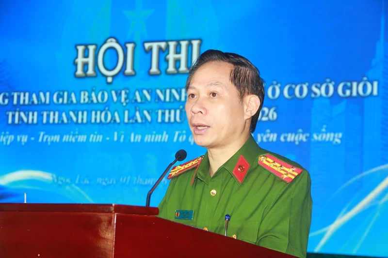 Sôi nổi Hội thi Lực lượng tham gia bảo vệ an ninh, trật tự cơ sở giỏi tỉnh Thanh Hóa lần thứ I