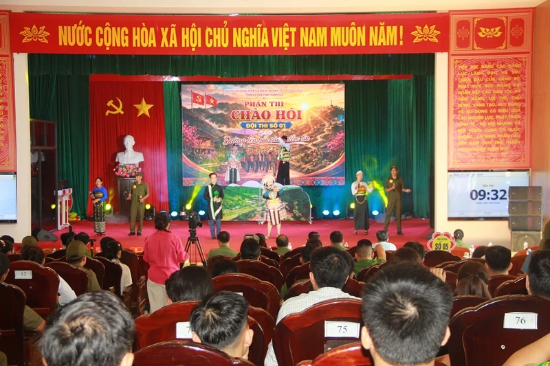 Sôi nổi Hội thi Lực lượng tham gia bảo vệ an ninh, trật tự cơ sở giỏi tỉnh Thanh Hóa lần thứ I