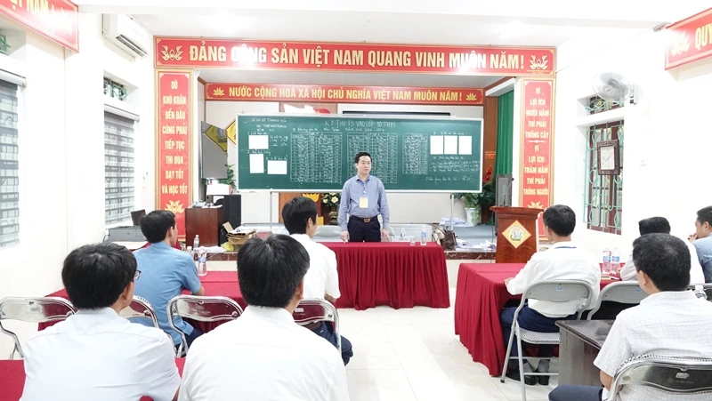 Kỳ thi tuyển sinh vào lớp 10 THPT công lập trên địa bàn tỉnh diễn ra an toàn, đúng quy chế