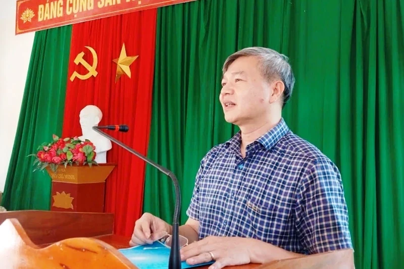 Giám đốc Sở Tư pháp dự sinh hoạt chi bộ thôn Yên Mỹ