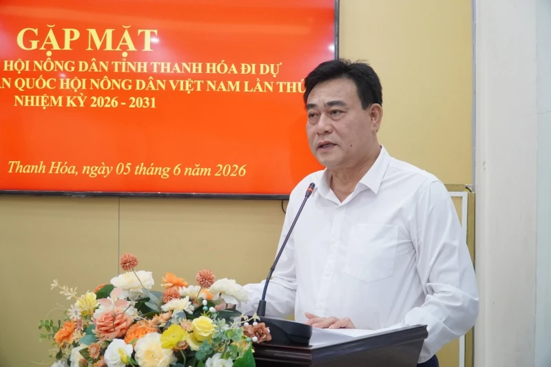 Gặp mặt đoàn đại biểu dự Đại hội Nông dân Việt Nam lần thứ IX
