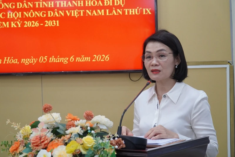 Gặp mặt đoàn đại biểu dự Đại hội Nông dân Việt Nam lần thứ IX