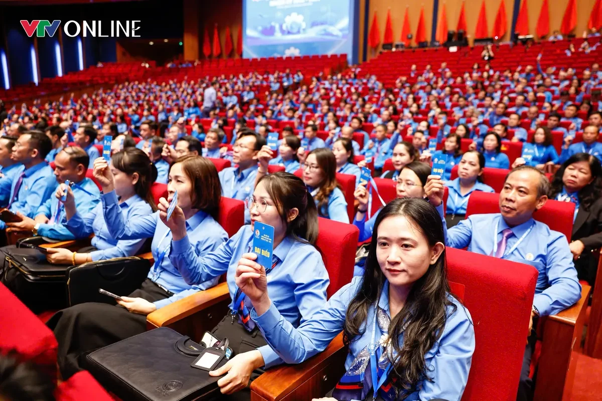 Sáng nay, diễn ra Phiên trọng thể Đại hội XIV Công đoàn Việt Nam