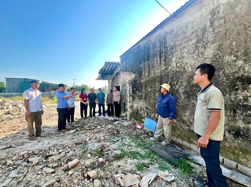 Xã Quảng Ninh khởi công xây dựng nhà ở cho con đẻ của người hoạt động kháng chiến bị nhiễm chất độc hóa học