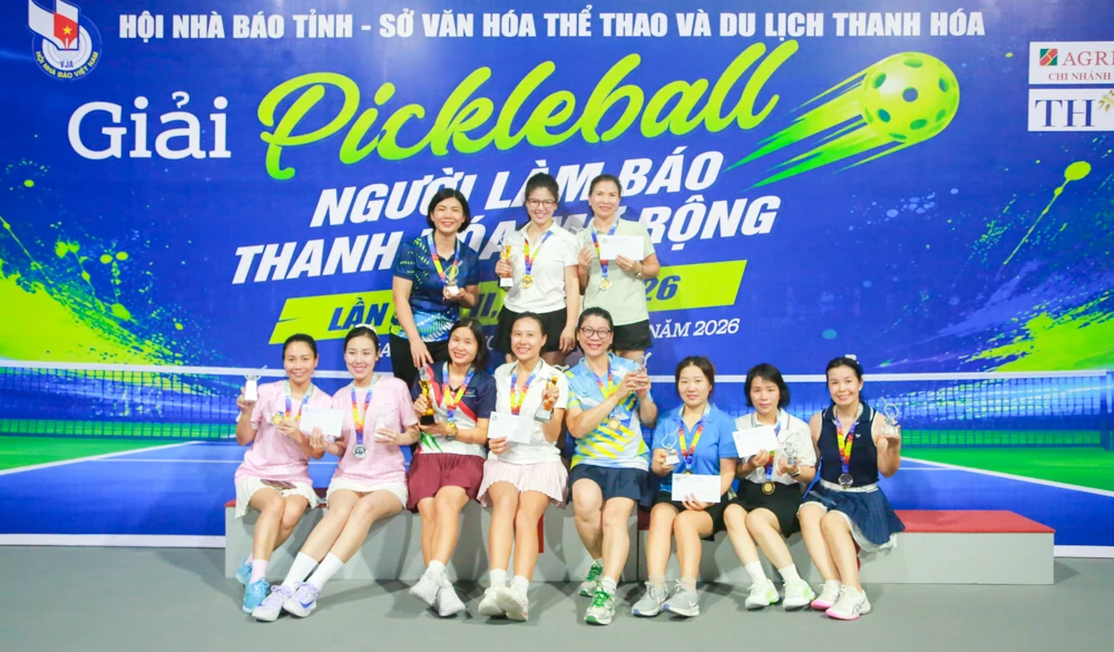 Hơn 100 VĐV tranh tài tại Giải Pickleball chào mừng kỷ niệm 101 năm Ngày Báo chí Cách mạng Việt Nam