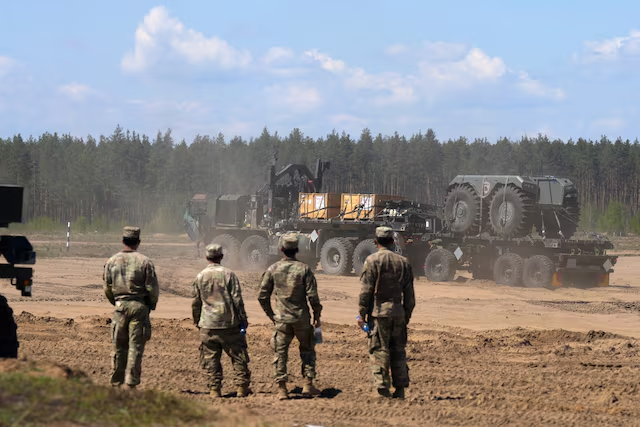 Lithuania đang xem xét việc luân chuyển binh sĩ Mỹ