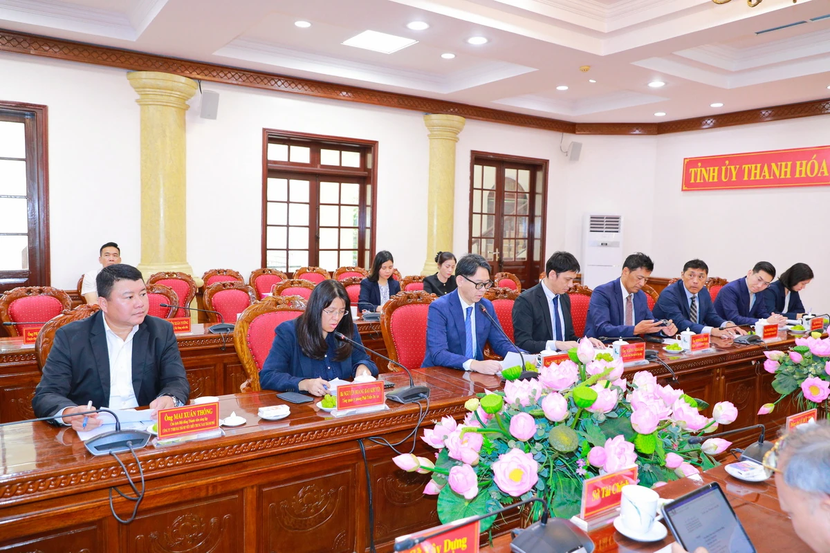 Bí thư Tỉnh ủy Lê Đức Thái tiếp và làm việc với lãnh đạo Công ty TNHH AeonMall Việt Nam