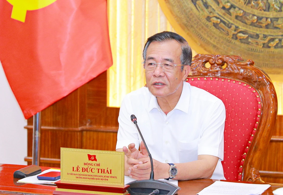 Bí thư Tỉnh ủy Lê Đức Thái: Chỉ triển khai dự án khi bảo đảm nguồn lực, tính khả thi, tránh dàn trải, kéo dài