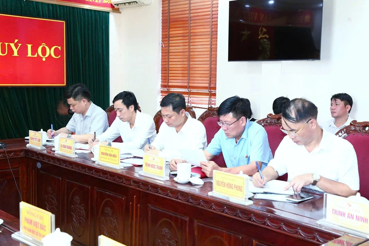 Phó Bí thư Thường trực Tỉnh ủy Nguyễn Hồng Phong: Xã Quý Lộc thực hiện đồng bộ giải pháp tạo động lực tăng trưởng hai con số