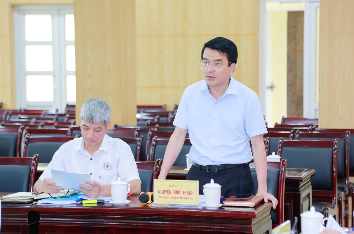 Duyệt chương trình Đại hội đại biểu Hội Chữ thập đỏ tỉnh Thanh Hóa lần thứ XI