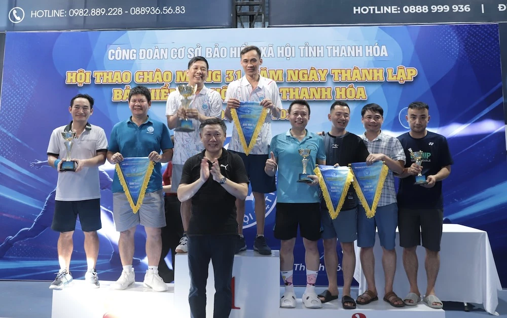 Sôi nổi hội thao chào mừng 31 năm thành lập BHXH tỉnh Thanh Hóa