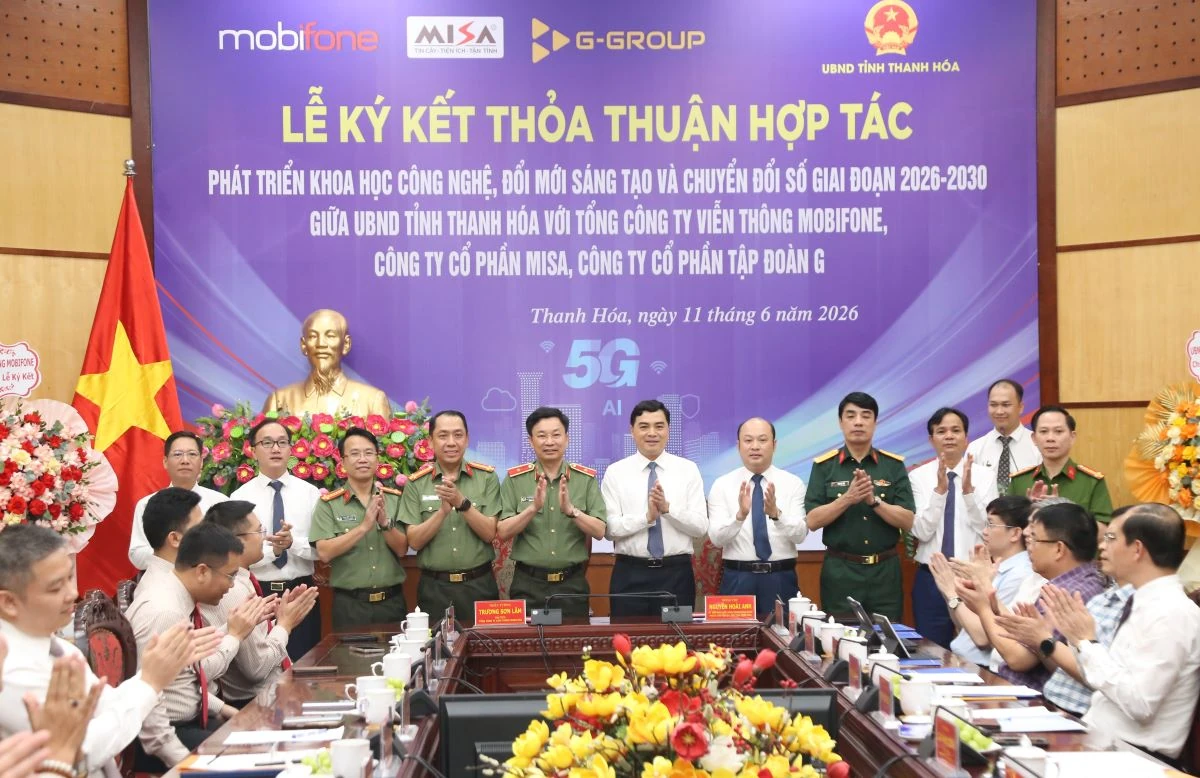 Ký kết thỏa thuận hợp tác phát triển khoa học công nghệ, đổi mới sáng tạo và chuyển đổi số