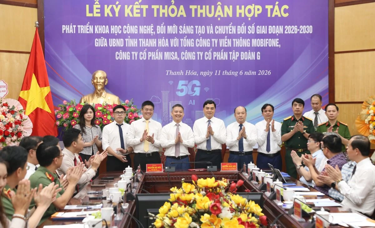 Ký kết thỏa thuận hợp tác phát triển khoa học công nghệ, đổi mới sáng tạo và chuyển đổi số