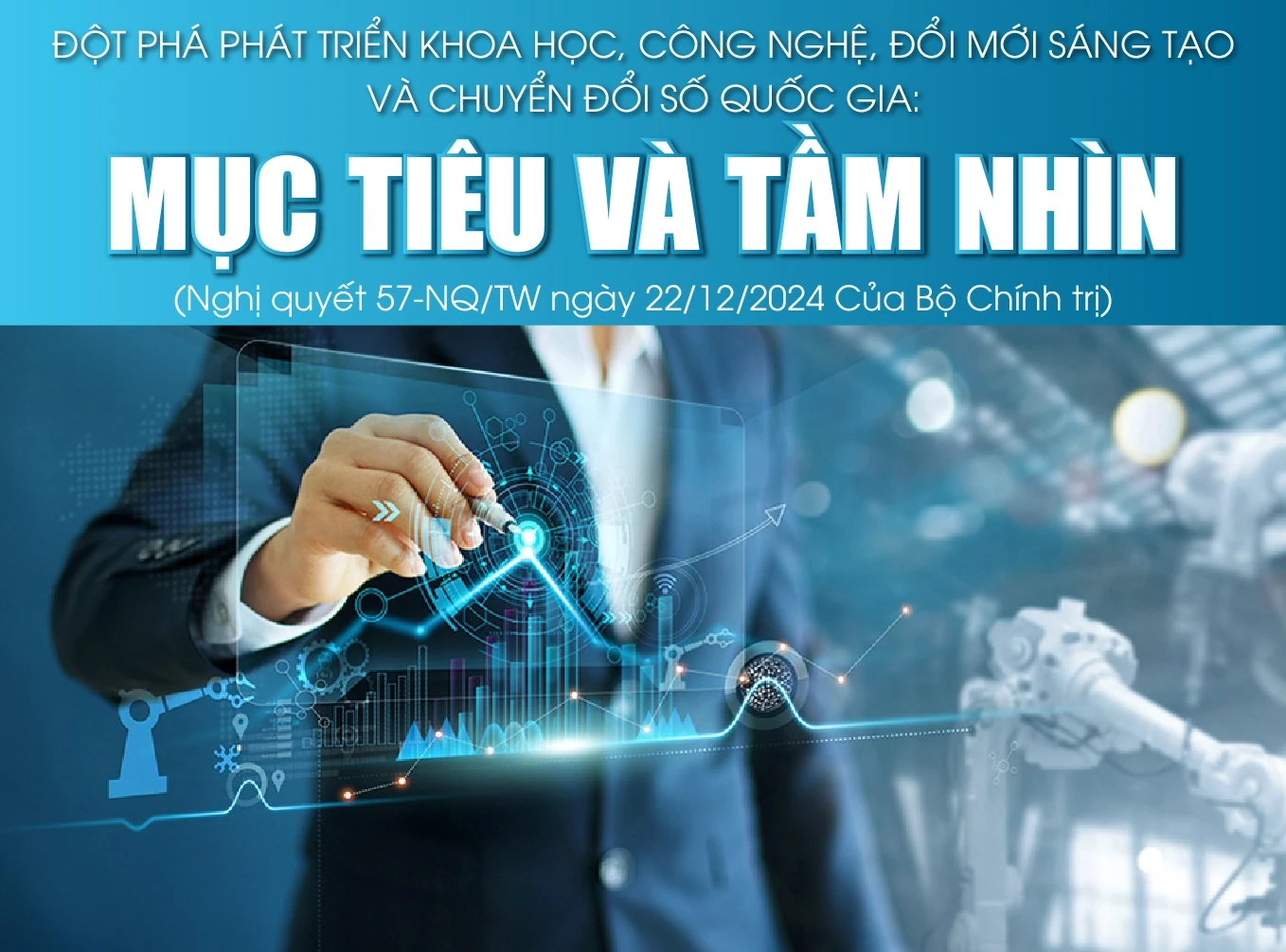 Đột phá phát triển khoa học, công nghệ, đổi mới sáng tạo và chuyển đổi số quốc gia: Mục tiêu và tầm nhìn