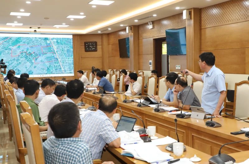 Huy động hệ thống chính trị địa phương vào cuộc, đẩy nhanh tiến độ GPMB các dự án cụm công nghiệp
