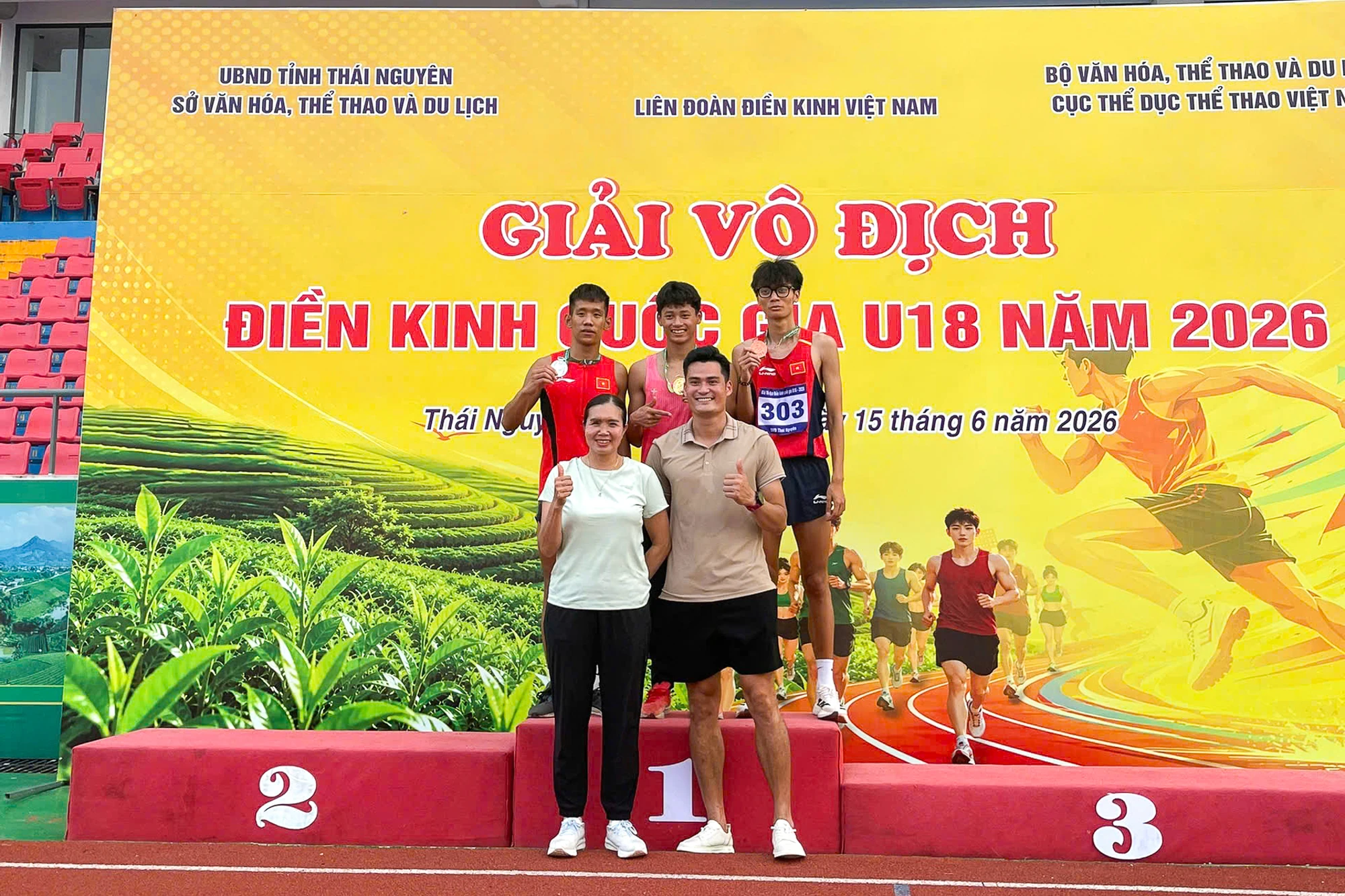 Thanh Hóa thi đấu bứt phá tại Giải vô địch Điền kinh quốc gia U18 năm 2026