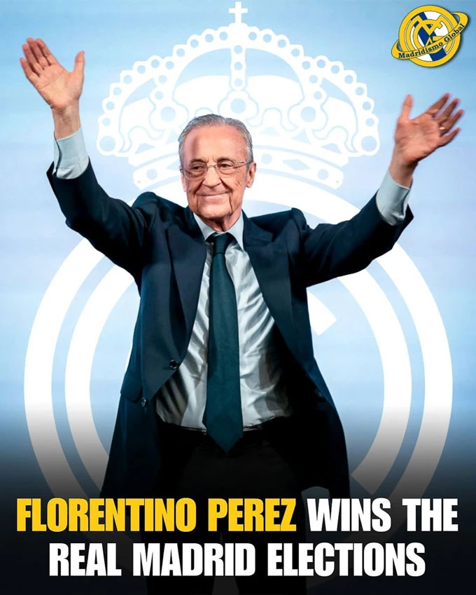 Florentino Perez tái đắc cử Chủ tịch Real Madrid; Tiền vệ Christian Eriksen lại đổ gục trên sân trong trận giao hữu quốc tế