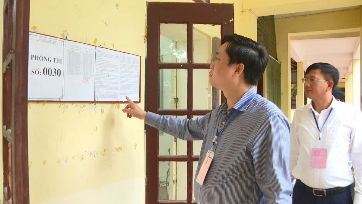 Ban Chỉ đạo cấp tỉnh kiểm tra công tác tổ chức thi tốt nghiệp THPT năm 2026