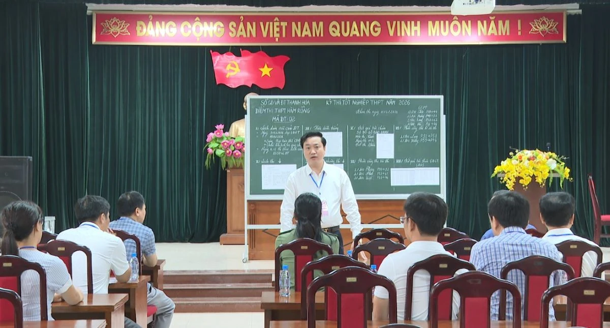 Hơn 42.000 thí sinh tỉnh Thanh Hóa hoàn thành kỳ thi tốt nghiệp THPT năm 2026