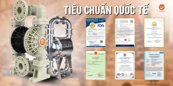 Bơm màng GODO - Thương hiệu bơm màng khí nén uy tín, chất lượng