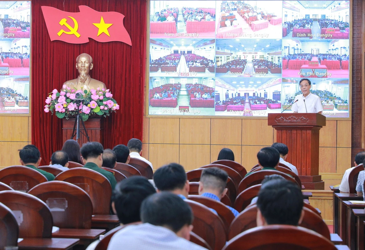 Hơn 40 nghìn đại biểu tham gia hội nghị quán triệt các nghị quyết, chỉ thị của Trung ương và của tỉnh
