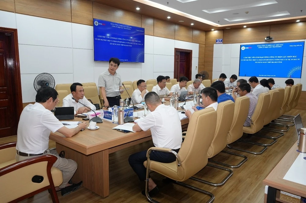 EVNNPC rà soát, tháo gỡ khó khăn các dự án lưới điện trên địa bàn Thanh Hóa