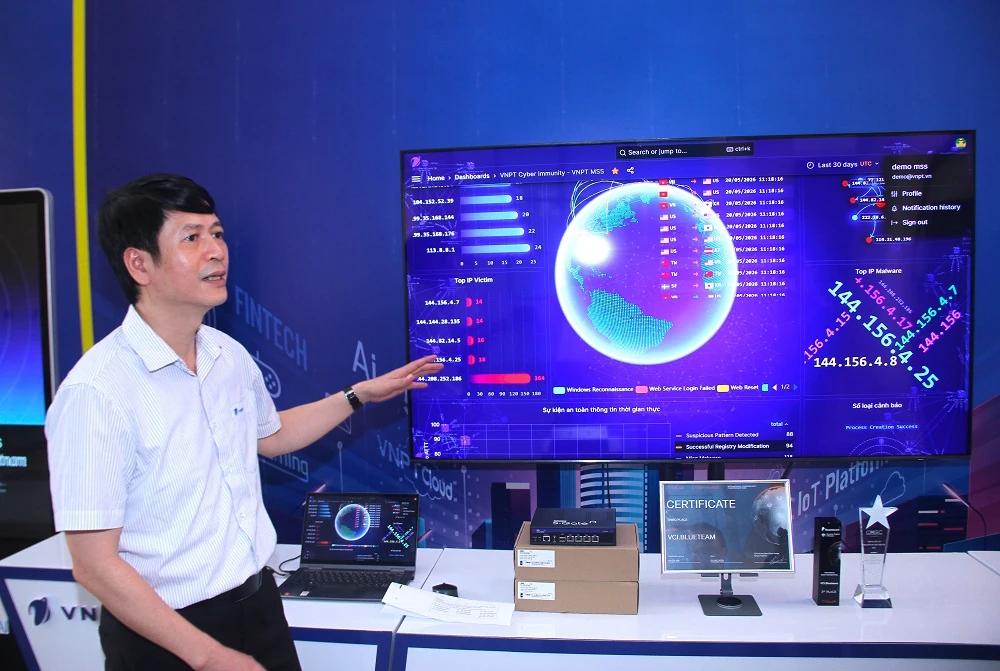 VNPT giới thiệu các giải pháp an toàn thông tin tại Chương trình Diễn tập An ninh mạng tỉnh Thanh Hóa năm 2026