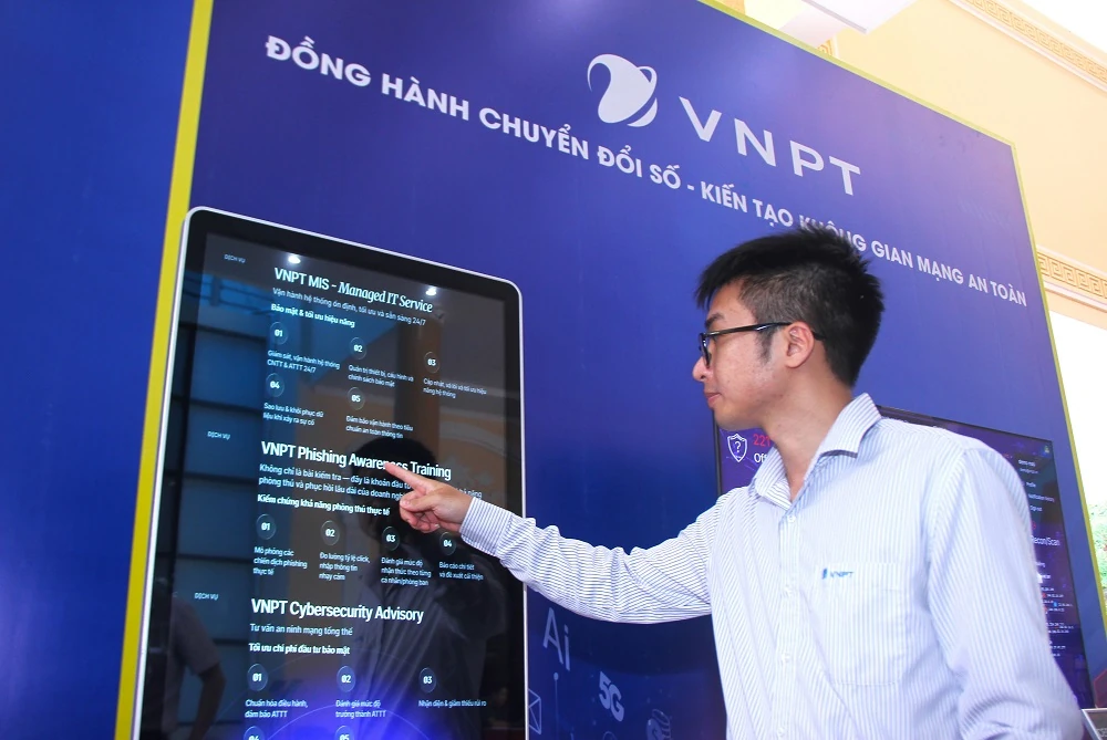 VNPT giới thiệu các giải pháp an toàn thông tin tại Chương trình Diễn tập An ninh mạng tỉnh Thanh Hóa năm 2026