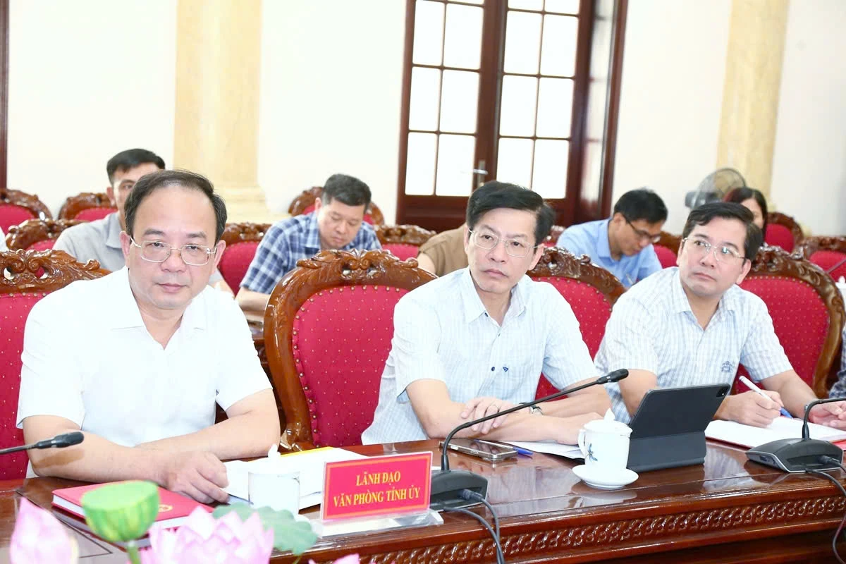 Chủ động, sáng tạo trong công tác tham mưu, giúp việc cho Tỉnh ủy
