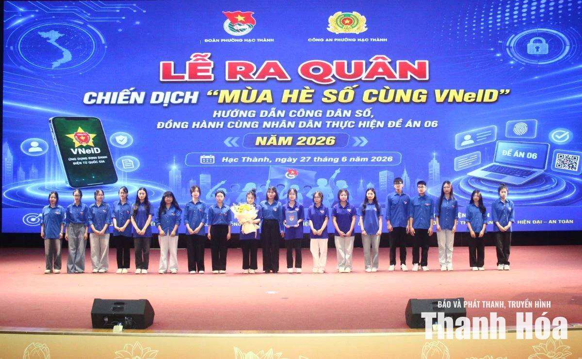 Ra quân chiến dịch “Mùa hè số cùng VNeID”