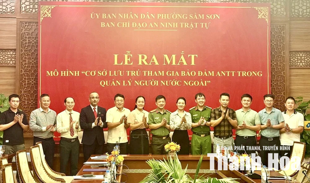 Phường Sầm Sơn chung tay quản lý người nước ngoài từ cơ sở lưu trú