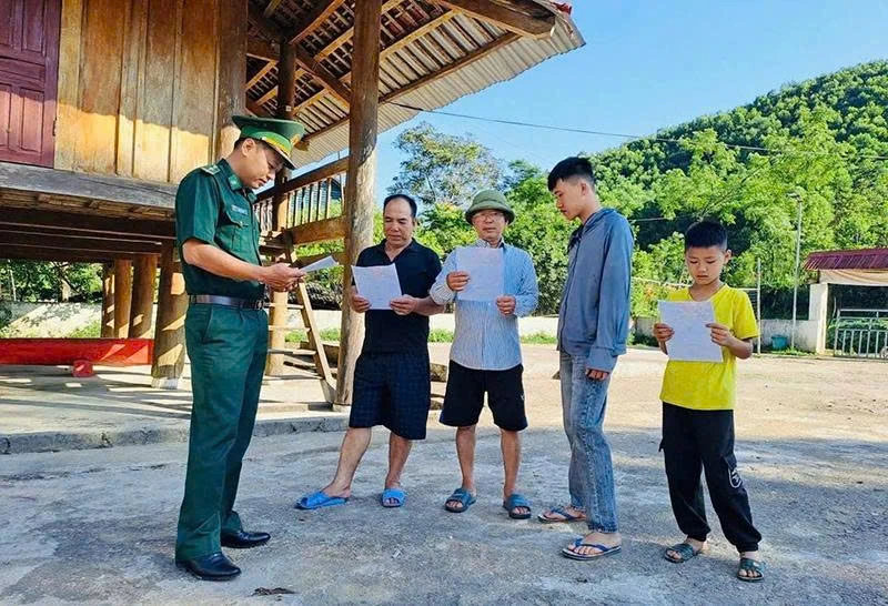 Tuyên truyền pháp luật cho người dân nơi biên giới