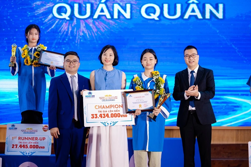 Thanh Hóa tỏa sáng với hai quán quân Ocean English Achievers 2026