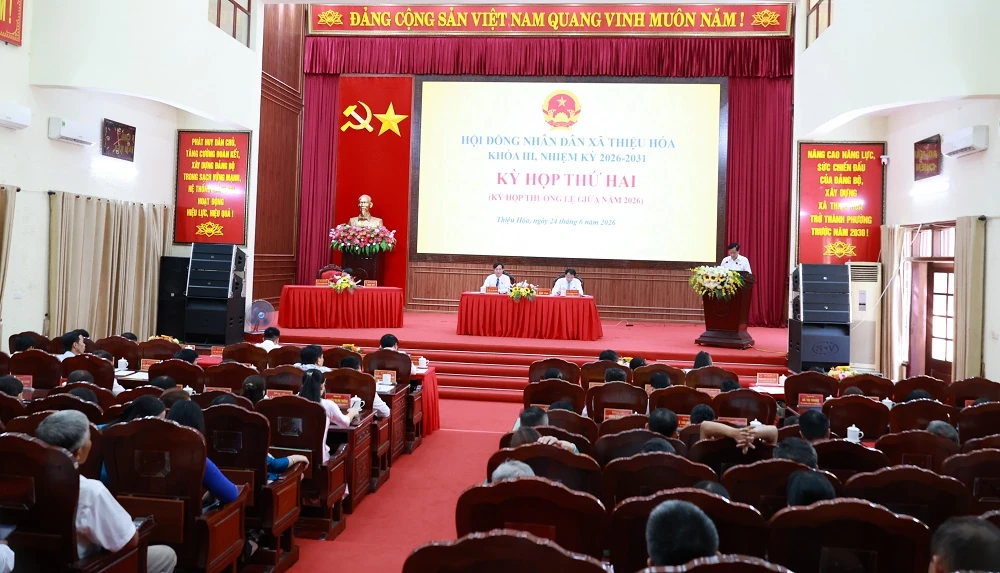 Xã Thiệu Hóa thuộc nhóm địa phương có tỷ lệ giải ngân cao của tỉnh
