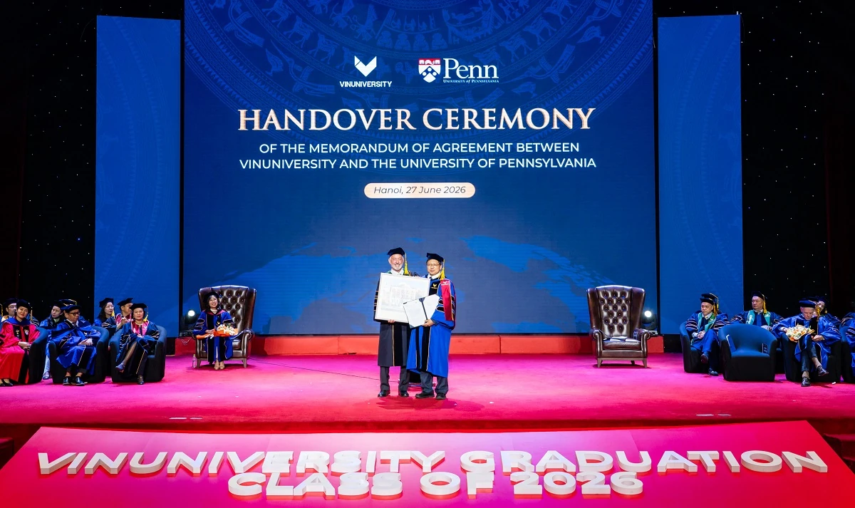 Lễ tốt nghiệp VinUni 2026: Bản phác thảo mô hình đại học của tương lai