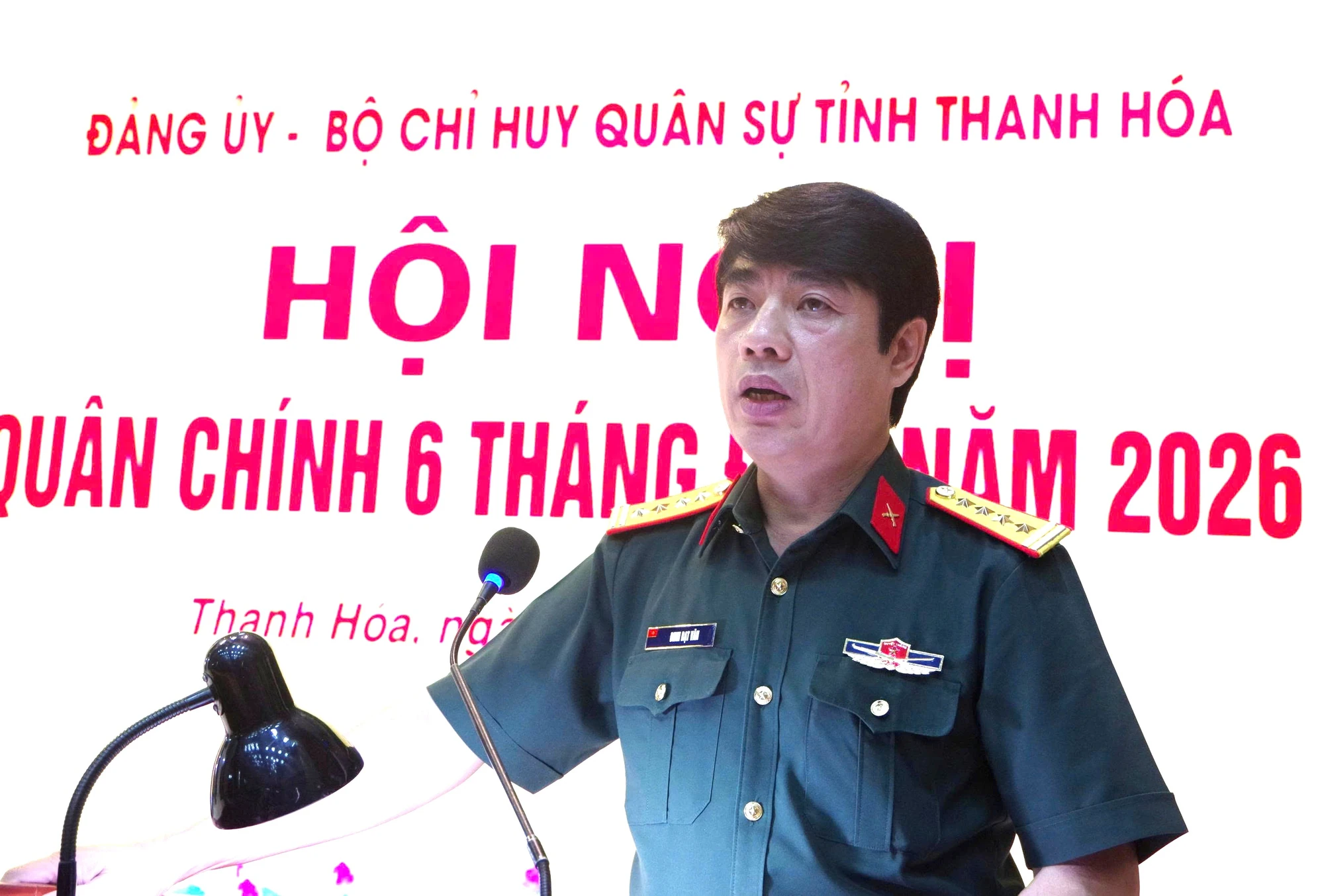 Bộ CHQS tỉnh tổ chức hội nghị quân chính 6 tháng đầu năm 2026