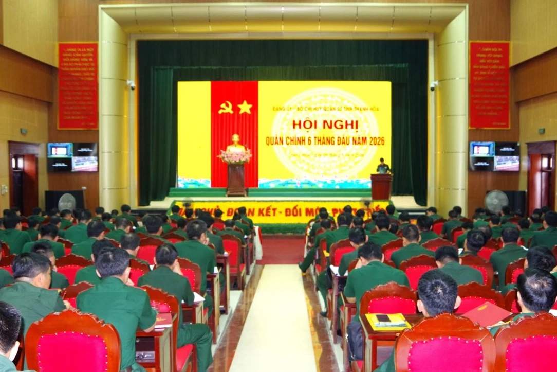 Bộ CHQS tỉnh tổ chức hội nghị quân chính 6 tháng đầu năm 2026