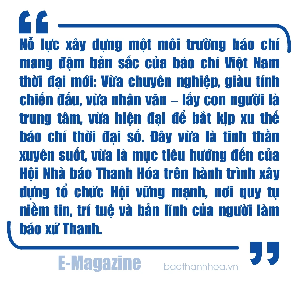 [E-Magazine] Báo chí Thanh Hóa: Hướng đến chuyên nghiệp, nhân văn và hiện đại