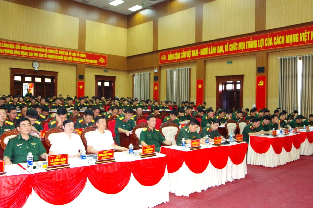 Bộ CHQS tỉnh tổ chức hội nghị quân chính 6 tháng đầu năm 2026