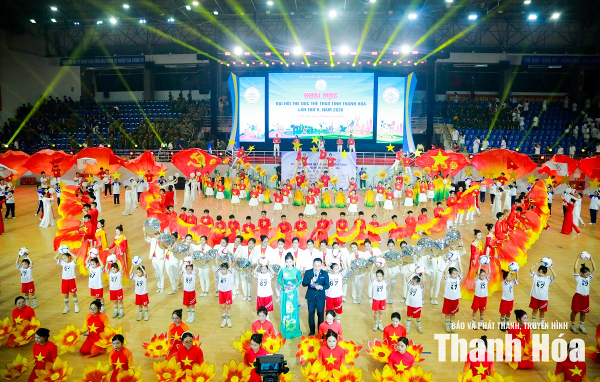 Khai mạc Đại hội Thể dục thể thao tỉnh Thanh Hóa lần thứ X